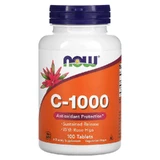 Вітамін С-1000 мг і булава з повільним вивільненням, 100 таблеток, Now Foods