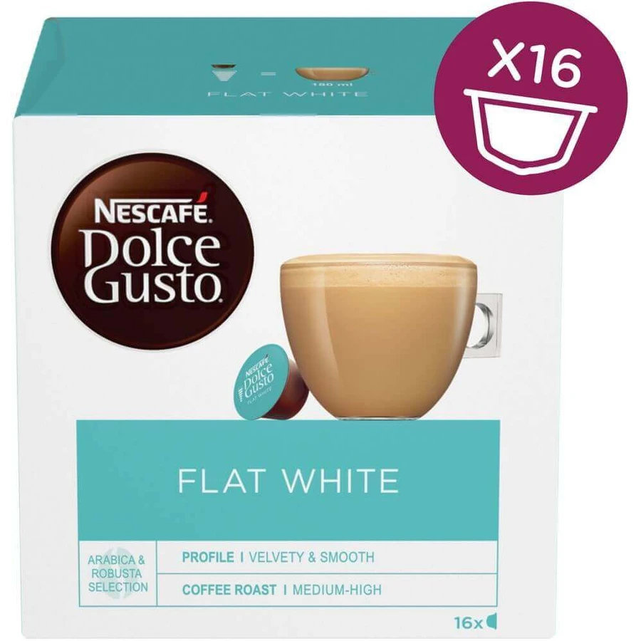 Nescafé Dolce Gusto Flat White 16 капсул: цены и характеристики
