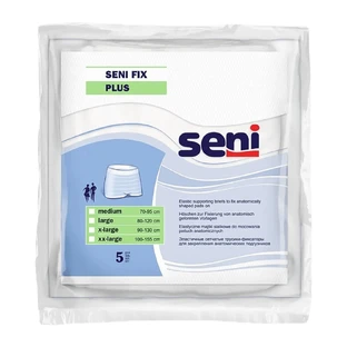 Seni Fix Plus, поддерживающие сетчатые трусы, размер M, 70-95 см, 5 шт.