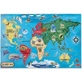 Напольный пазл "Карта мира", 33 детали, Melissa and Doug