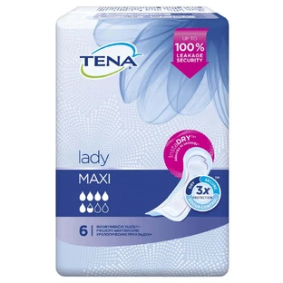 Урологічні прокладки Tena Lady Maxi, 5.5 крапель, 6 штук