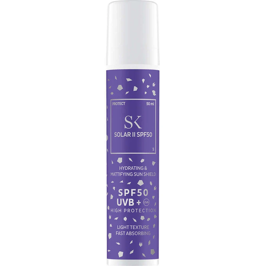 Флюїдний крем для обличчя з SPF 50 Solar II, 50 мл, Skintegra: ціни та характеристики