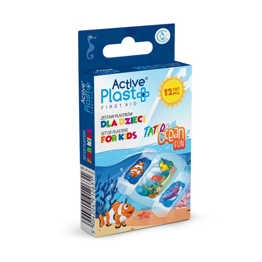 ActivePlast Tattoo Ocean Fun, пластыри для детей, 12 штук: цены и характеристики