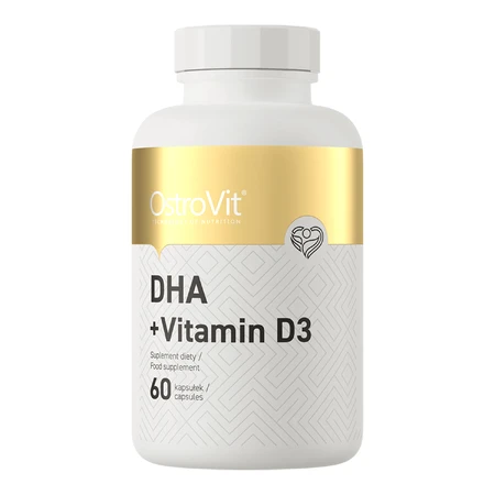 OstroVit DHA + витамин D3, 60 капсул: цены и характеристики