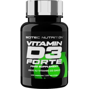 Scitec Nutrition Vitamin D3 Forte 1×100 cps, дієтична добавка