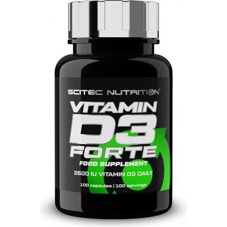Scitec Nutrition Vitamin D3 Forte 1×100 cps, дієтична добавка: ціни та характеристики