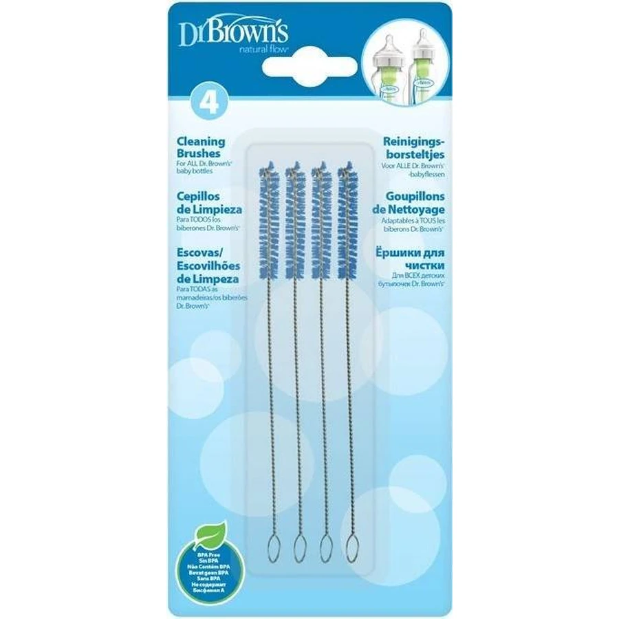 Щітки для чищення пляшок DR.BROWNS 4 шт (D620) 1×4 шт, щітка для пляшок: ціни та характеристики