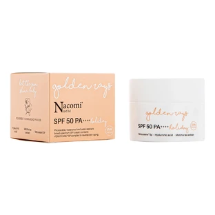 Nacomi Next Level Anti-wrinkle Holiday водостойкий крем для лица SPF50, 50 мл