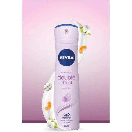 NIVEA Антиперспірант Подвійний ефект 1×150 мл, антиперспірант: ціни та характеристики