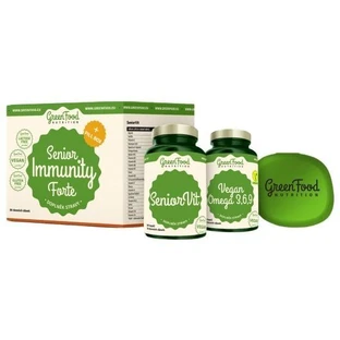 GreenFood Nutrition Senior Immunity Forte + Pillbox 2 x 60 капсул