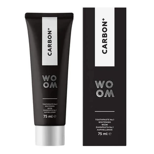 Отбеливающая зубная паста с активным карбоном Carbon+, 75 мл, Woom