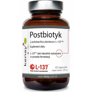 Постбиотик Lactobacillus plantarum L-137, 60 капсул Kenay
