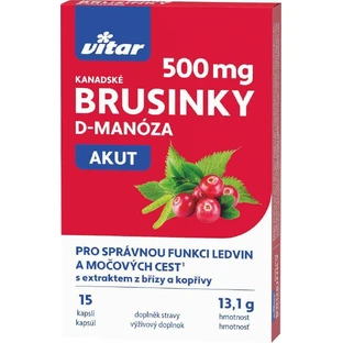Vitar Канадська журавлина АКУТ 15 капсул