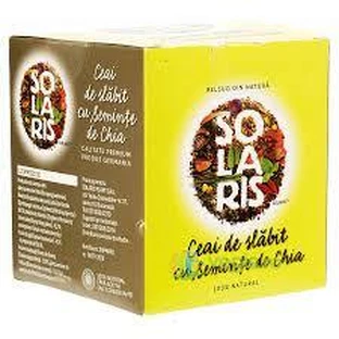 Чай для схуднення з насінням чіа, 20 пакетиків, Solaris
