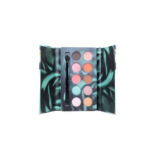 Набір для макіяжу Kiss Beauty Flare, 10 кольорів, пензлик у комплекті
