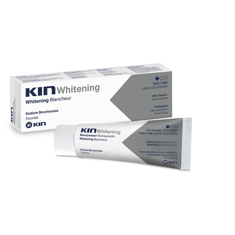 Kin Whitening Прогресивна відбілююча зубна паста, 75 мл, Laboratorios Kin: ціни та характеристики