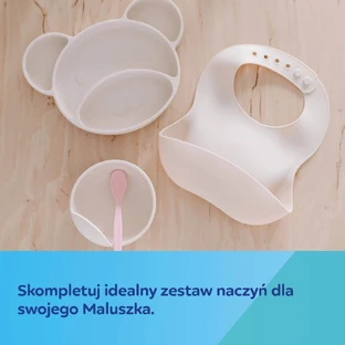 Силиконовая линейка Canpol Babies с карманом 51/030 бежевая, 6м+