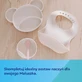 Силиконовая линейка Canpol Babies с карманом 51/030 бежевая, 6м+