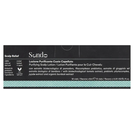 Sendo Scalp relief, интенсивное средство против перхоти в ампулах, 10 x 6 мл: цены и характеристики