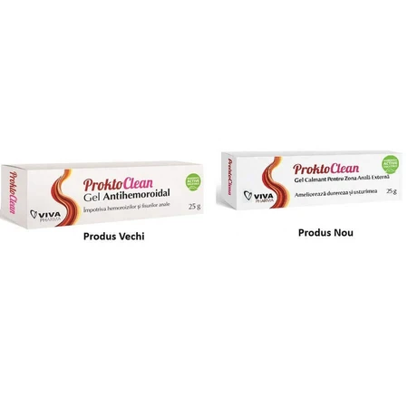 Противогеморроидальный гель ProktoClean, 25 г, Viva Pharma: цены и характеристики