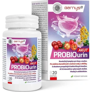 Barnys® PROBIOurin AKUT 1×20 cps, револьверний розчин для гострих позивів нижніх сечових шляхів та щік
