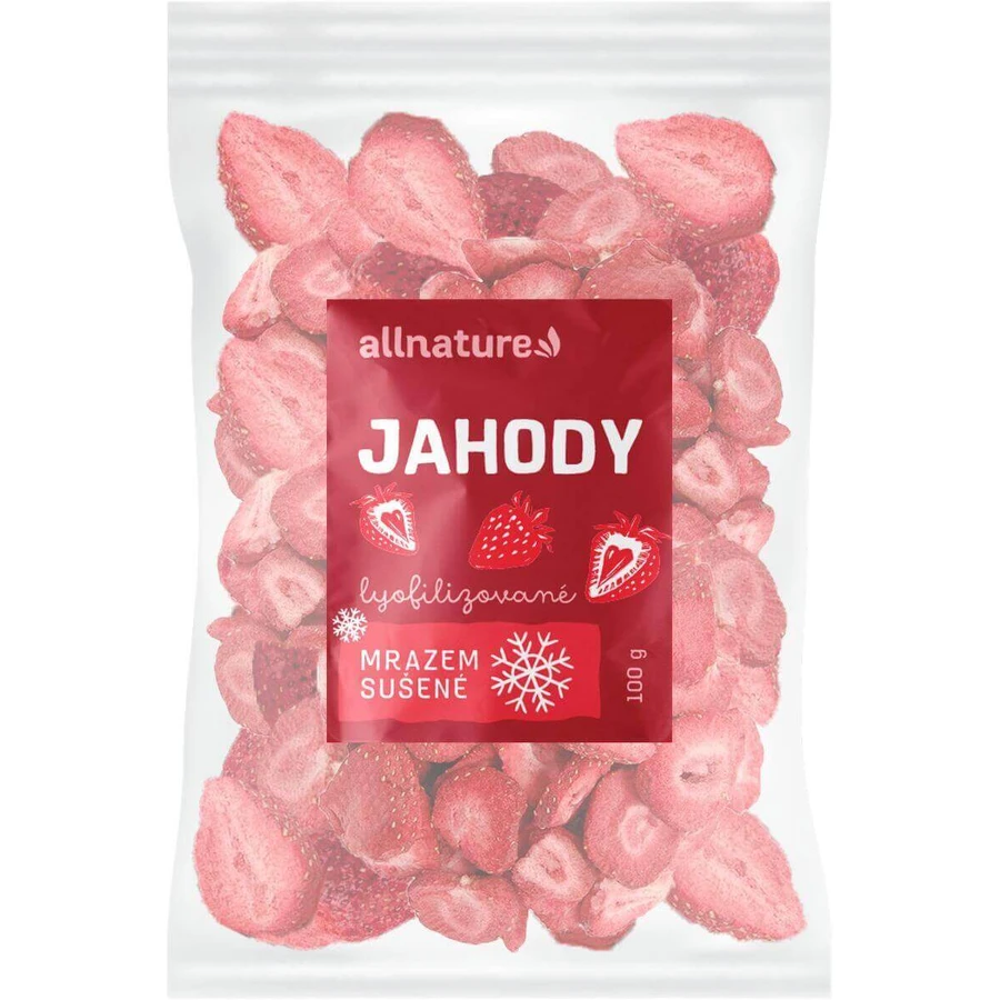 Allnature Сублимированная клубника 100 г: цены и характеристики