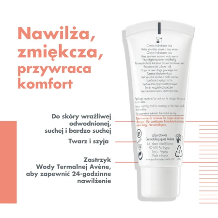 Eau Thermale Avene Hydrance увлажняющий крем с богатой текстурой 40 мл: цены и характеристики