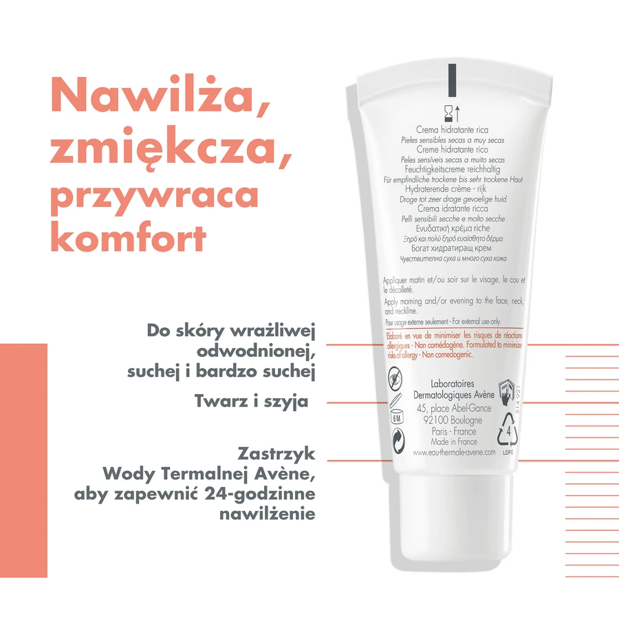 Eau Thermale Avene Hydrance увлажняющий крем с богатой текстурой 40 мл: цены и характеристики
