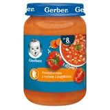 Суп Gerber, томатный с рисом и индейкой, после 8 месяцев, 190 г