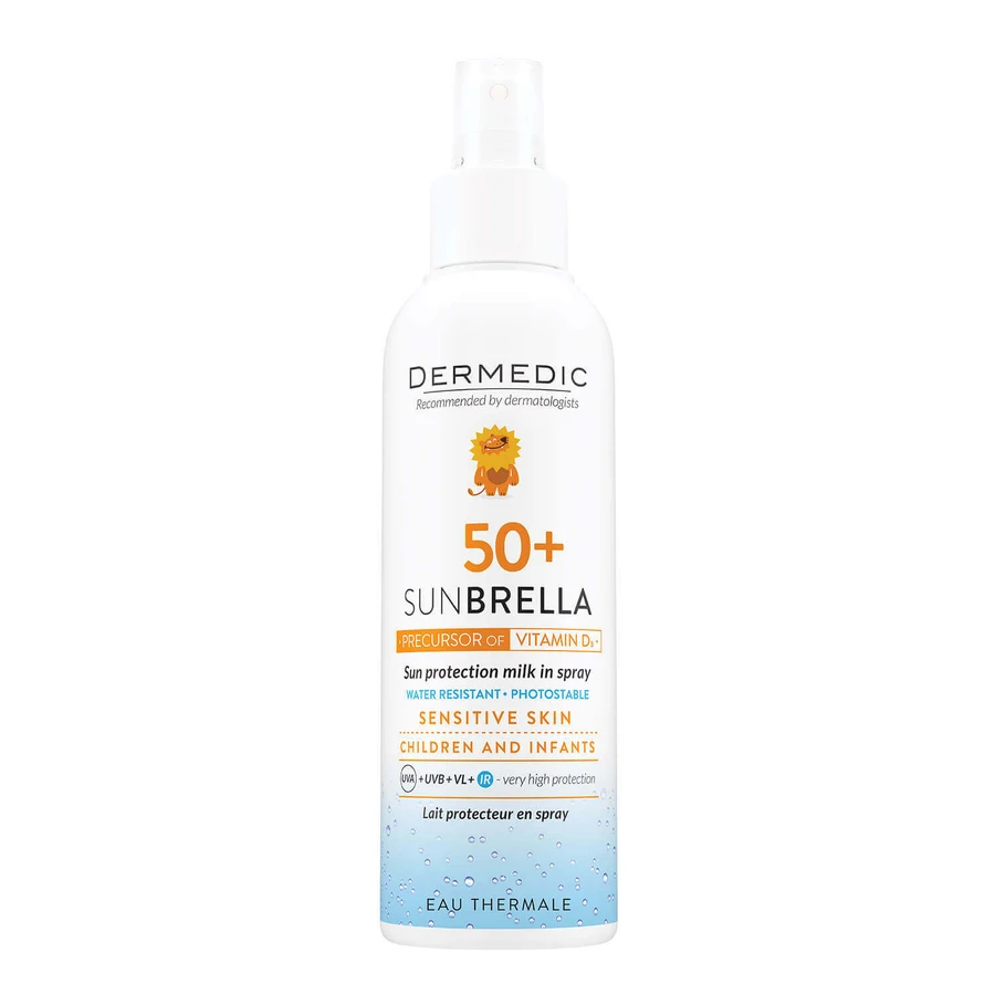 Dermedic Sunbrella Baby, защитный спрей для детей старше 6 месяцев, SPF 50+, 150 мл: цены и характеристики