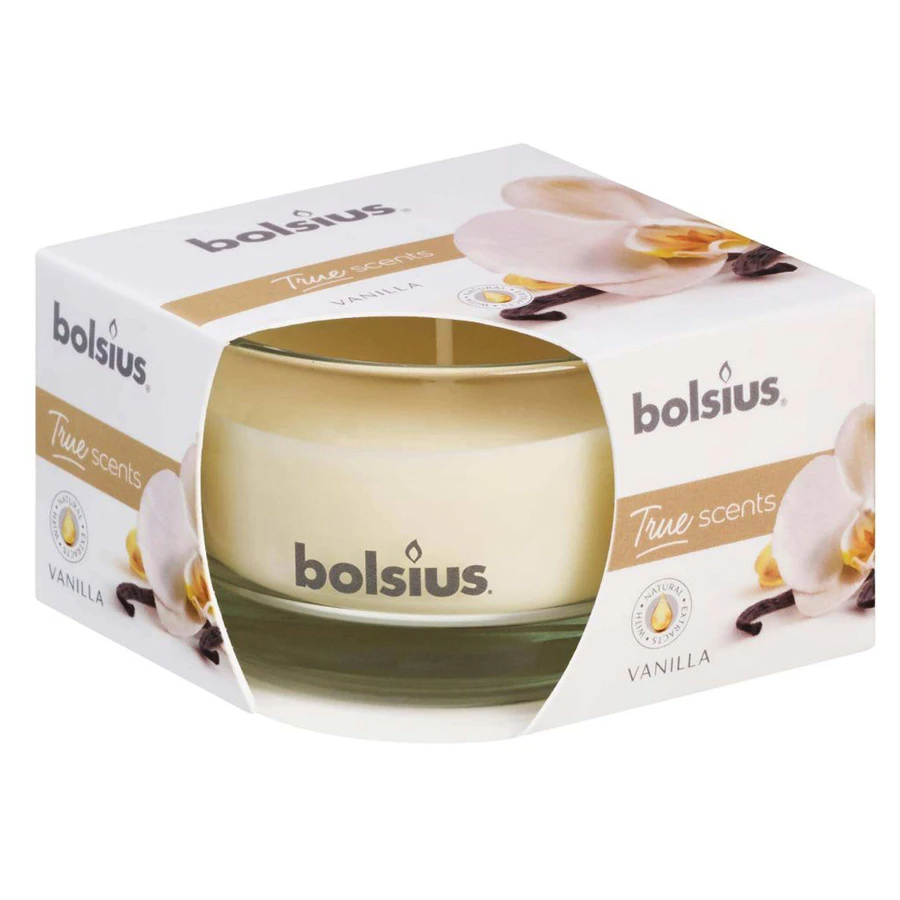 Bolsius Aromatic 2.0 Glass 80x50mm Vanilla, ароматическая свеча 1×1 шт, ароматическая свеча: цены и характеристики