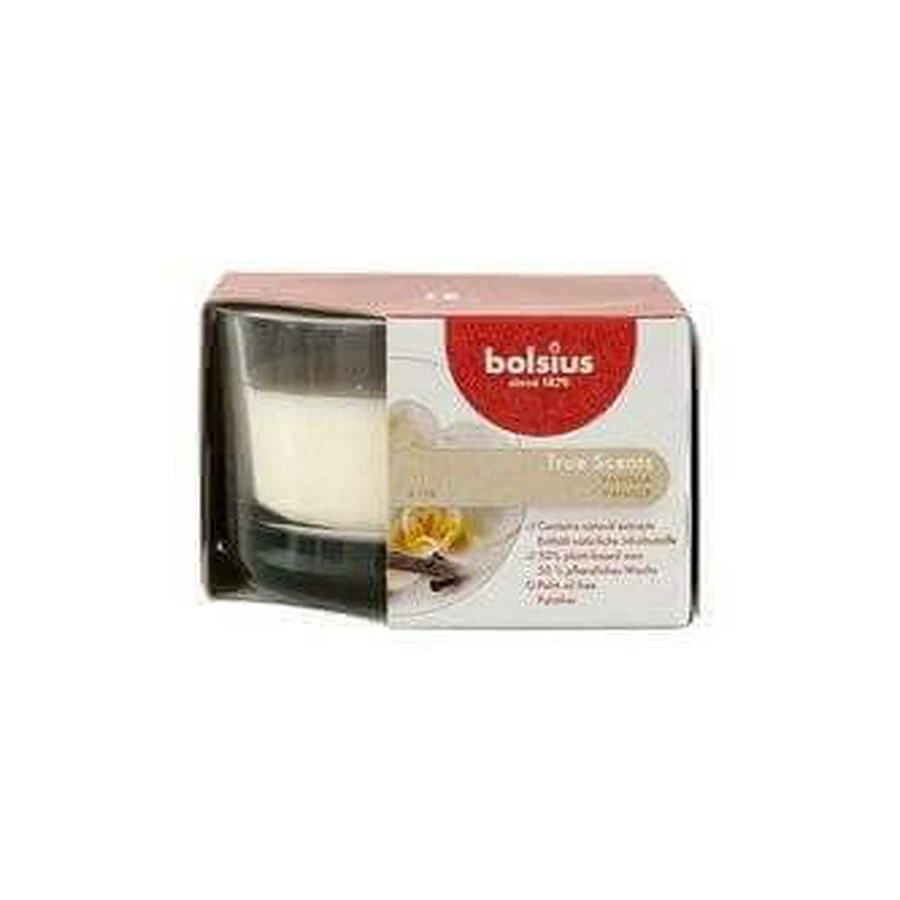 Bolsius Aromatic 2.0 Glass 80x50mm Vanilla, ароматическая свеча 1×1 шт, ароматическая свеча: цены и характеристики