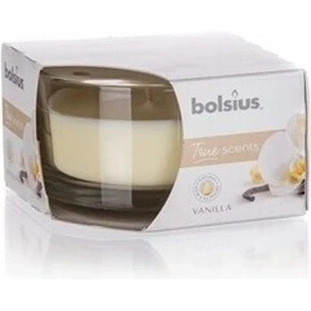 Bolsius Aromatic 2.0 Glass 80x50mm Vanilla, ароматическая свеча 1×1 шт, ароматическая свеча: цены и характеристики
