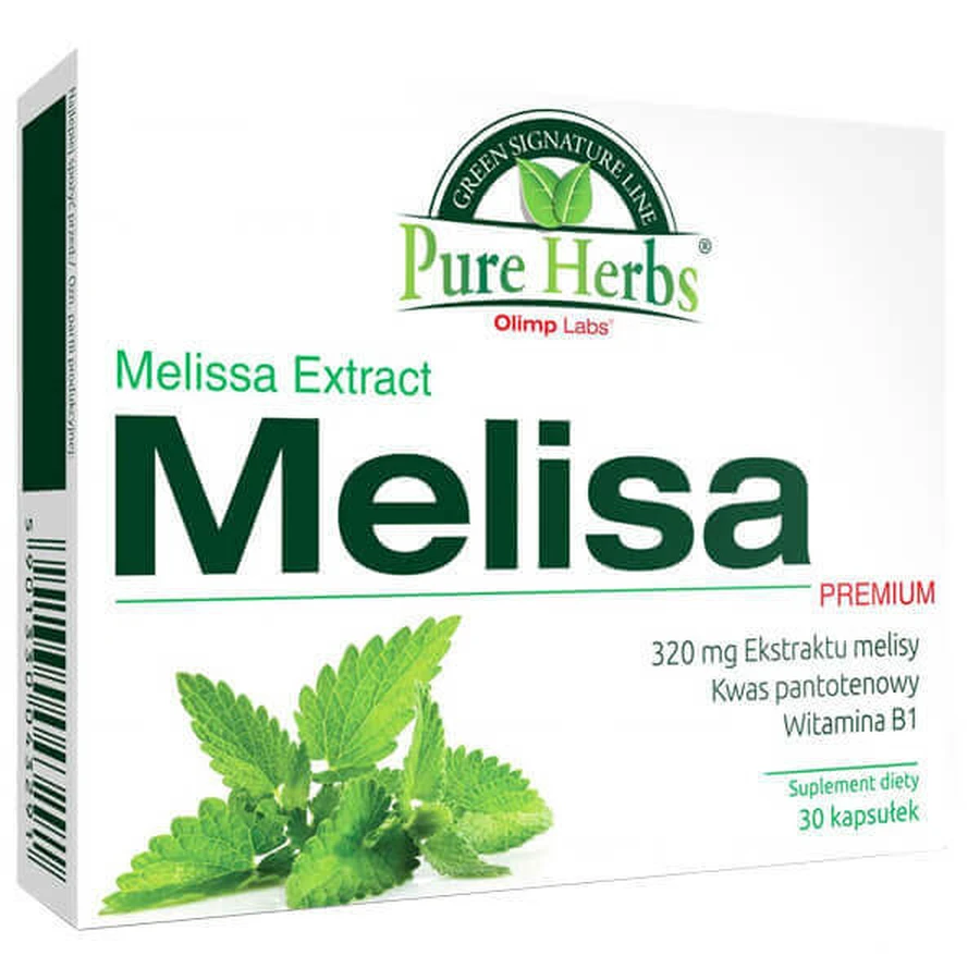 Olimp Pure Herbs Меліса Преміум, 30 капсул: ціни та характеристики