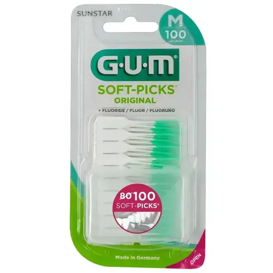 Межзубные щетки Medium Soft Picks Original M, 100 штук, Sunstar Gum: цены и характеристики