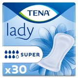 Набор Tena Lady, специальные гигиенические салфетки, Super, 2 x 30 шт + ProSkin Pants Normal chonic трусы, размер M и L, 2 образца