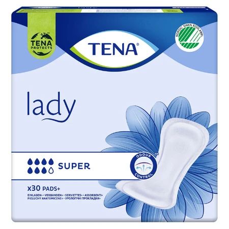 Набор Tena Lady, специальные гигиенические салфетки, Super, 2 x 30 шт + ProSkin Pants Normal chonic трусы, размер M и L, 2 образца: цены и характеристики