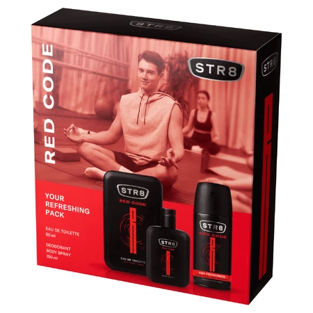 Набор STR8 Red Code, туалетная вода, 50 мл + дезодорант-спрей, 150 мл: цены и характеристики