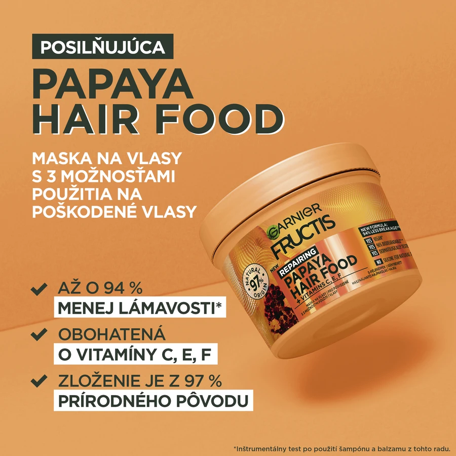 Garnier Fructis Hair Food Маска для волос с папайей, 400 мл: цены и характеристики