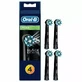 Наполнители для электрической зубной щетки Cross Action Black Edition, 4 штуки, Oral B