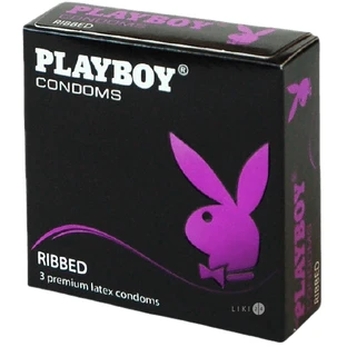 Презервативы Playboy Ribbed 3 шт