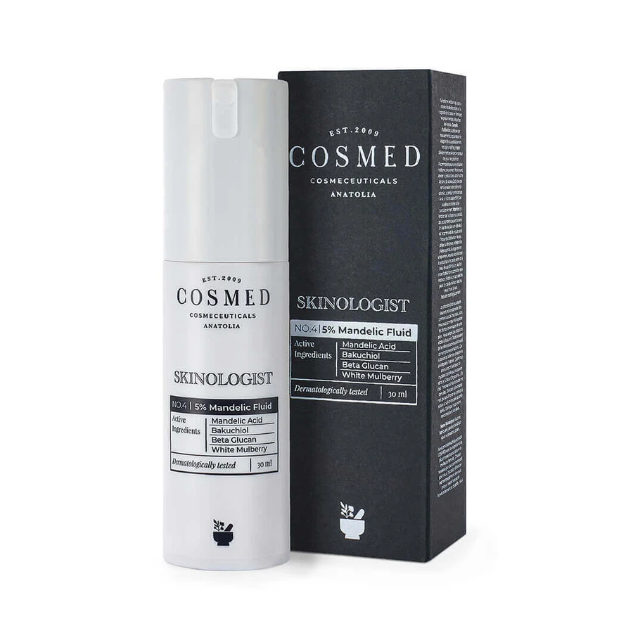 Cosmed Skinologist, сыворотка с манделиновой кислотой 5% и баксиолой, 30 мл: цены и характеристики