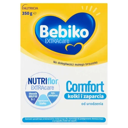 Суха безмолочна суміш Bebiko ExtraCare Comfort, від кольок і запорів, від народження, 350 г: ціни та характеристики