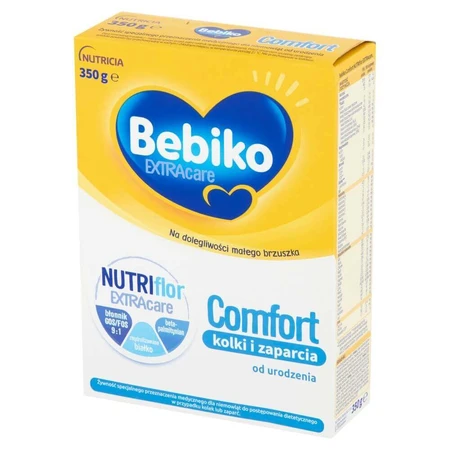 Суха безмолочна суміш Bebiko ExtraCare Comfort, від кольок і запорів, від народження, 350 г: ціни та характеристики