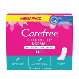 Гигиенические прокладки Carefree Cotton Unscented, 76 шт.