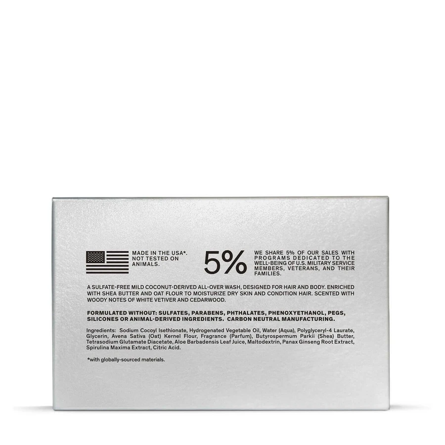 Bravo Sierra Hair and Body Solid Cleanser White Vetiver Cedar, Мыло для лица, тела и волос с ароматом белого ветивера и кедра, 198 г, GNC, GNC: цены и характеристики