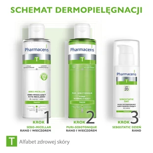 Pharmaceris T Sebostatic Anti-Acne Матирующий и нормализующий крем для лица SPF 20 50 мл
