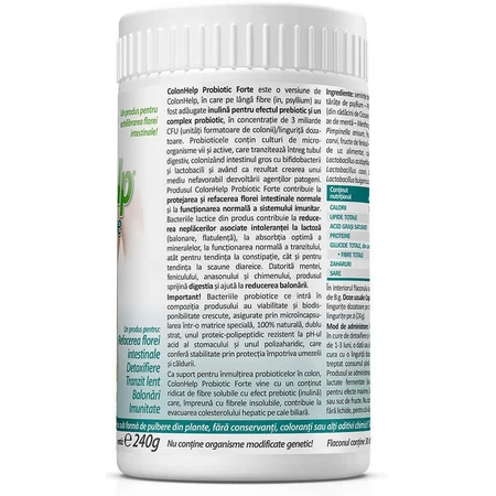 Колон Хелп Пробіотик Форте Zenyth Colon Help Probiotic Forte, 240 г: ціни та характеристики