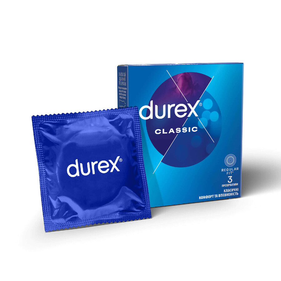 Презервативи Durex Classic 3 шт: ціни та характеристики