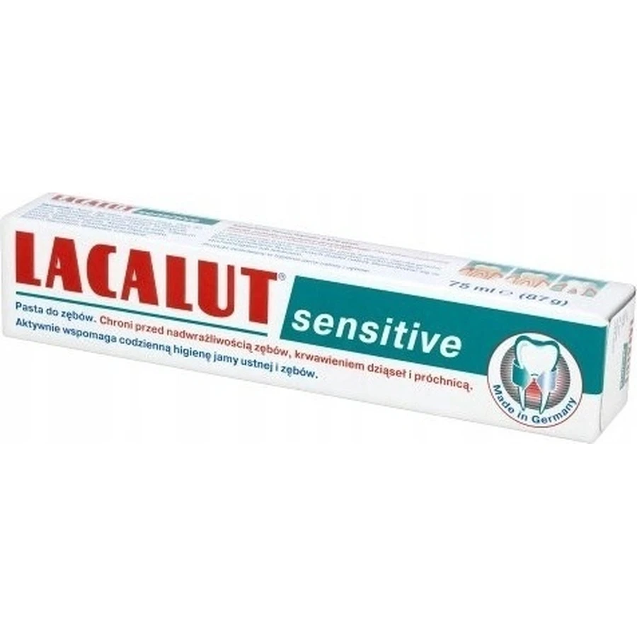 LACALUT SENSITIVE TOOTH Паста для чутливих зубів 1×75 мл, паста: ціни та характеристики